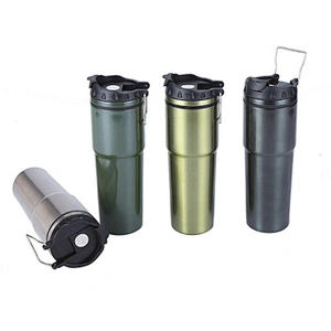 720 ml vacuum thermal tumbler with 304 s/s inner, 201 s/s outer with paint coating, two kinds of lid available